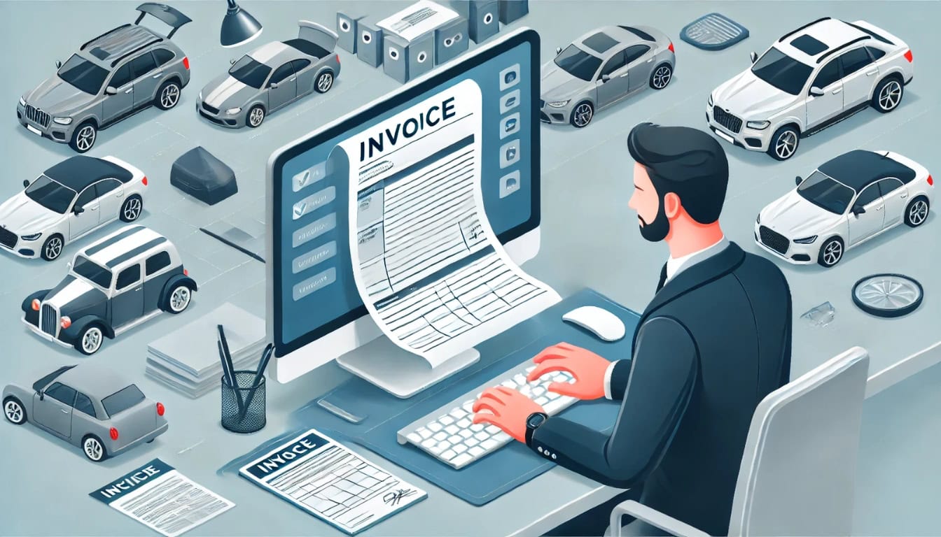 Factuur maken voor de verkoop van een auto: voorbeeld factuur en tips