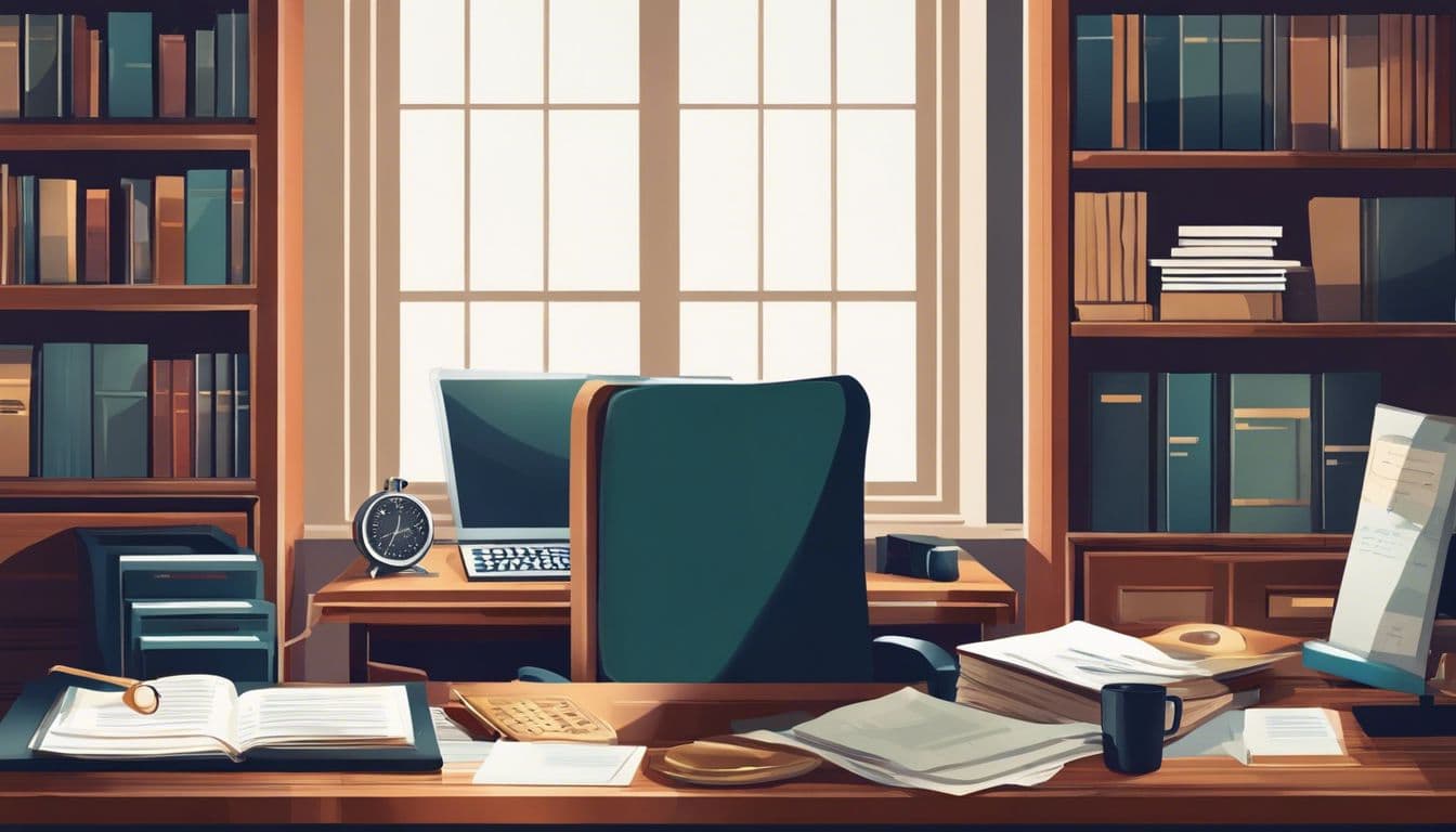 Persoon organiseert persoonlijke financiën op net bureau.