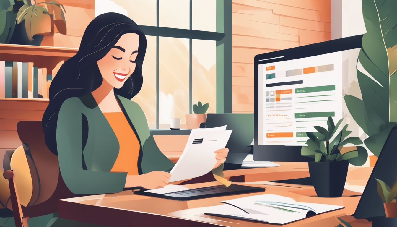 Een vrouwelijke freelancer beheert haar financi&euml;n met ING boekhoudintegratie.