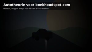 Autotheorie Boekhoudspot